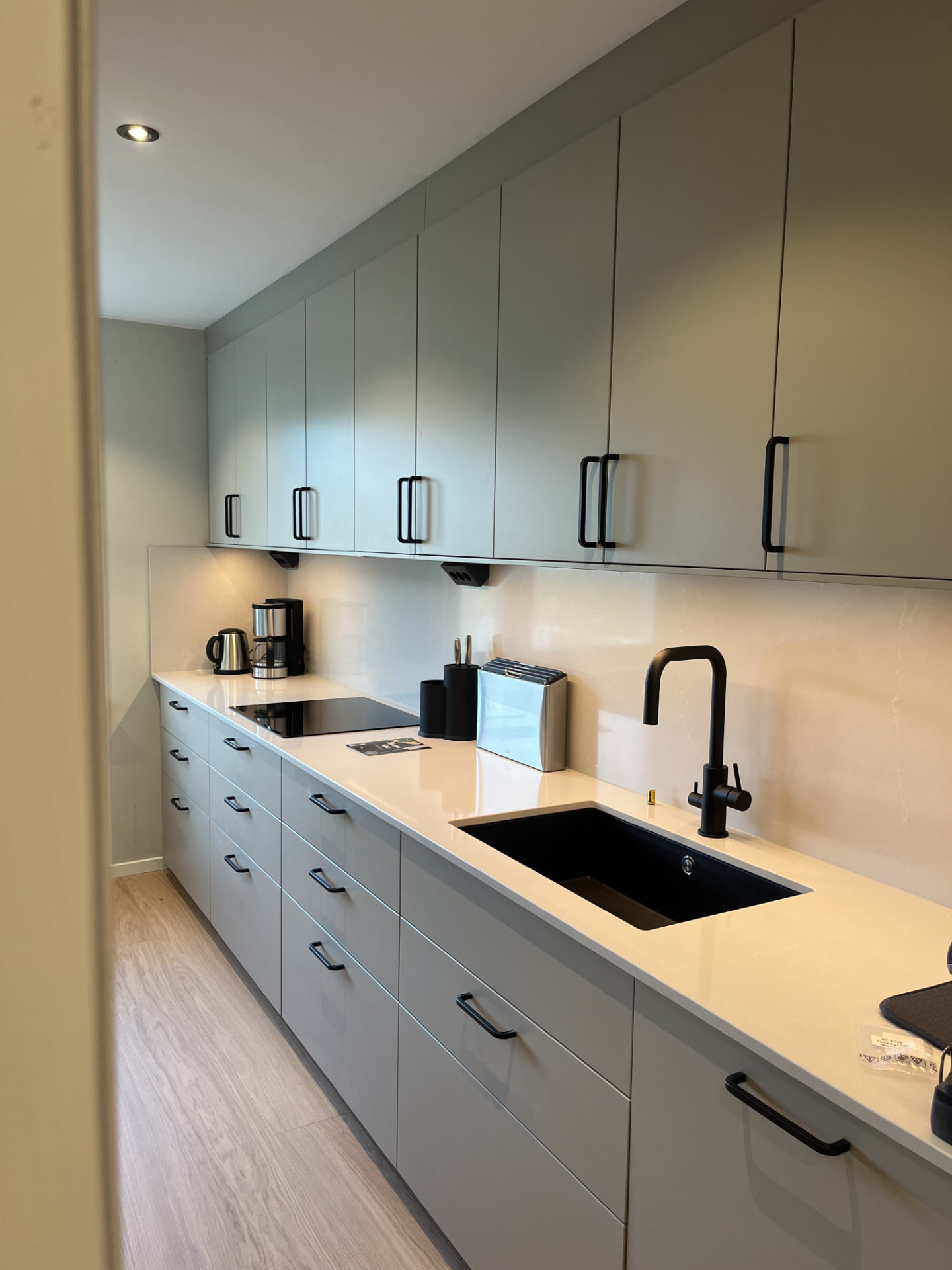 Renoverat kök med nya elinstallationer